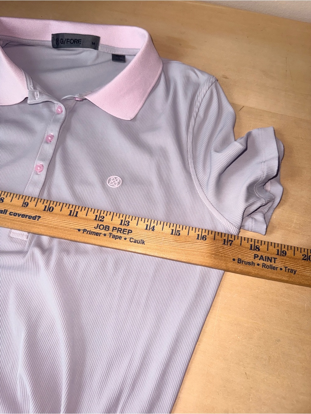 Gfore Feeder Stripe Tech Jersey Golf Polo - M - Picture 5 of 7